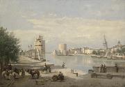 Jean-Baptiste-Camille Corot The Harbor of La Rochelle china oil painting artist
